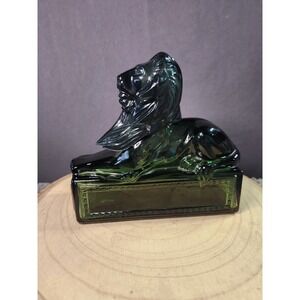 Vintage Avon Classic Lion Wild After Shave Glass Bottle (EMPTY) Pre-Owned